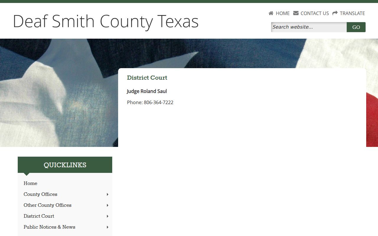 Deaf Smith County criminal court cases at the 222nd District Court